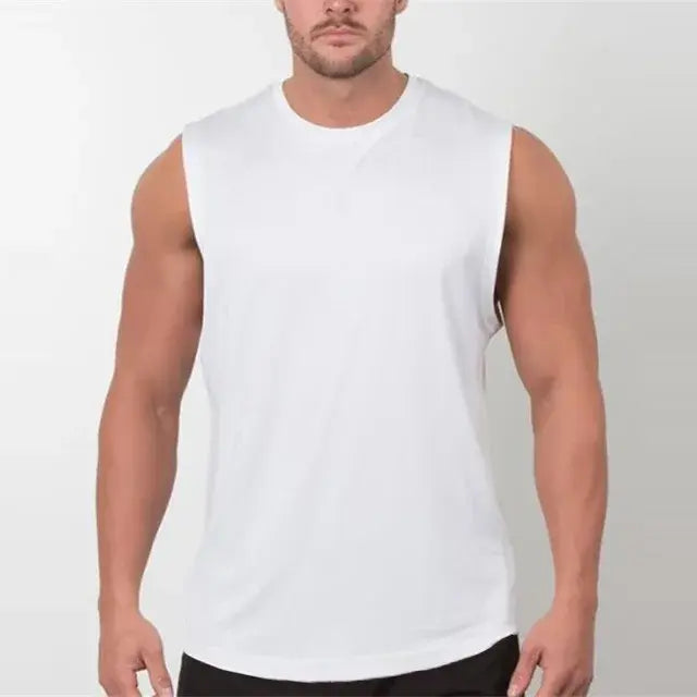 Brand New Plain Tank Top Men Bodybuilding singlet Gym Stringer Sleeveless Shirt Blank Fitness Clothing Sportwear Muscle Vest