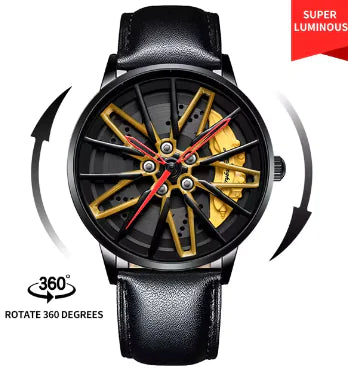 360° Rotate Wheel Watches For Men