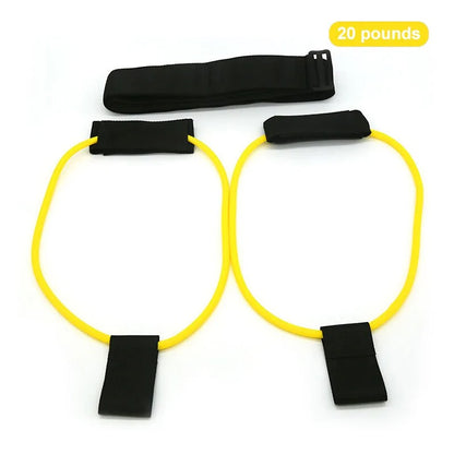 Adjustable Fitness Booty Bands Set with Resistance Bands and Waist Belt