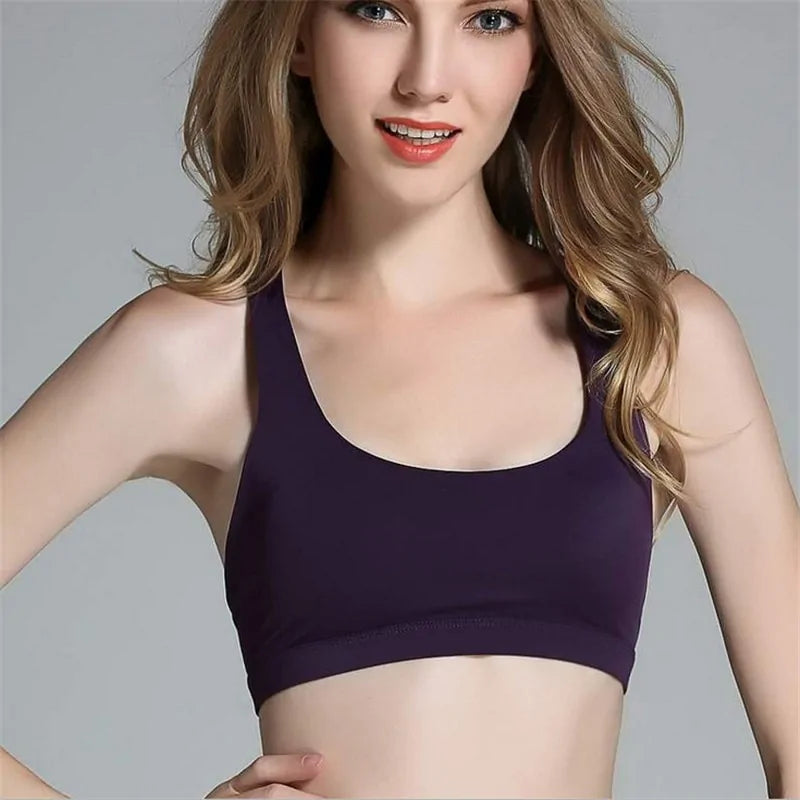 Padded Shake-Proof Yoga Sports Bra for Women