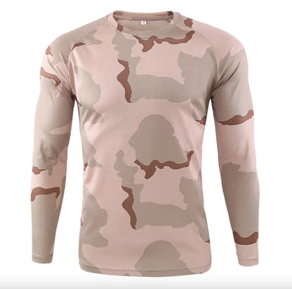 Camouflage Long-Sleeved Cycling Jersey - Outdoor Sports Gear