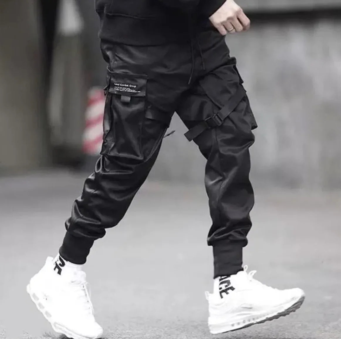 Black Jogging Sports Pants - Men's Athletic Trousers