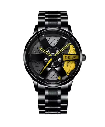 New Fashion Casual Car Wheel Hub Caliper Design Watches Men