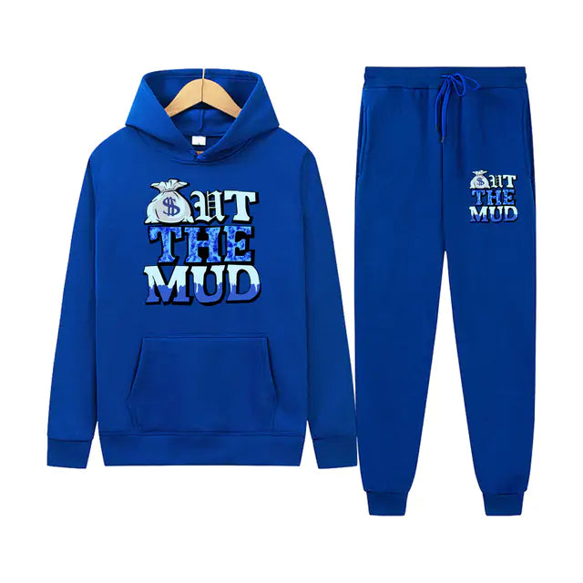 Men's 2-piece set Street Style Sportswear Track suit